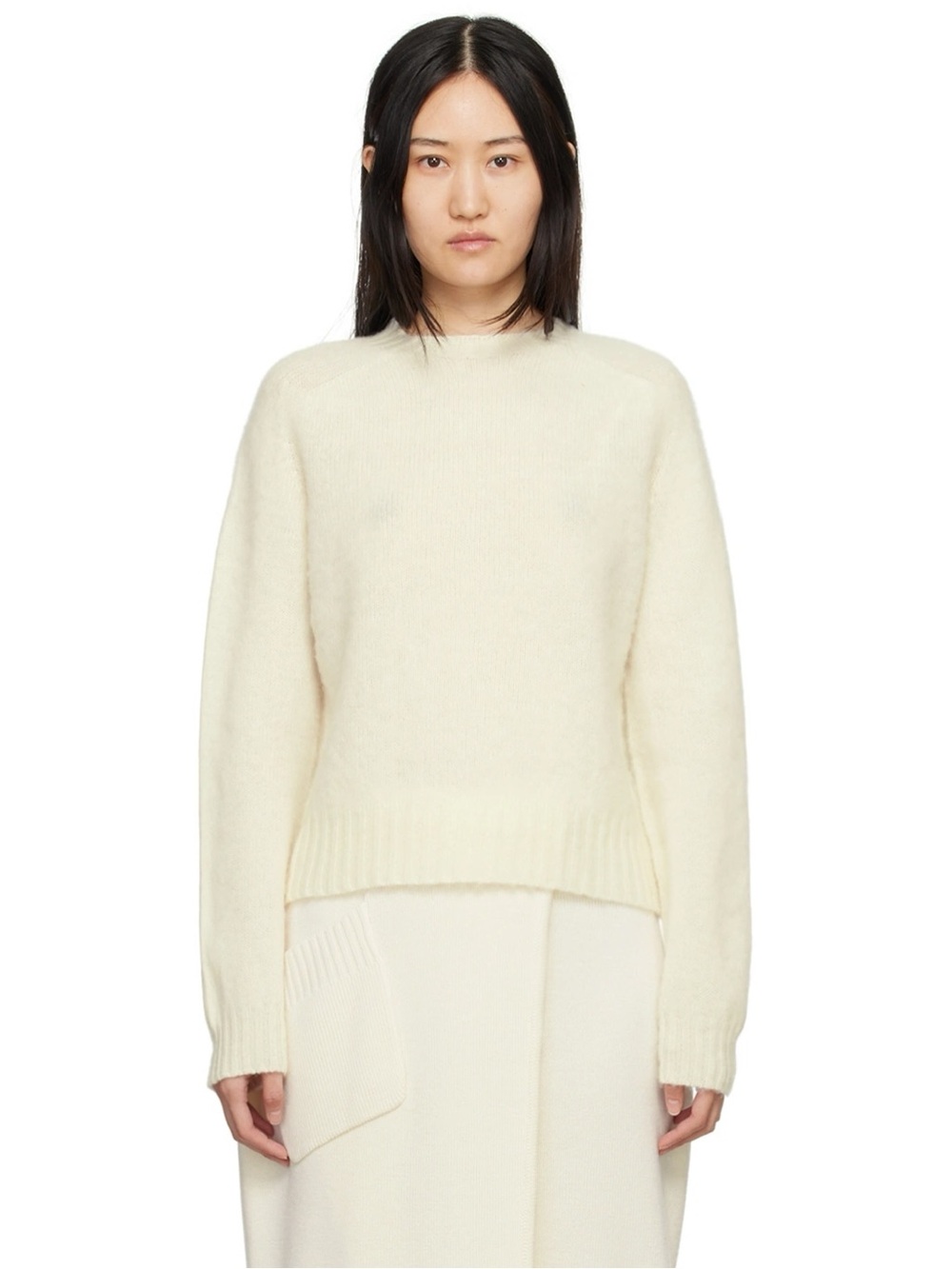 YMC Cream Crewneck Sweater